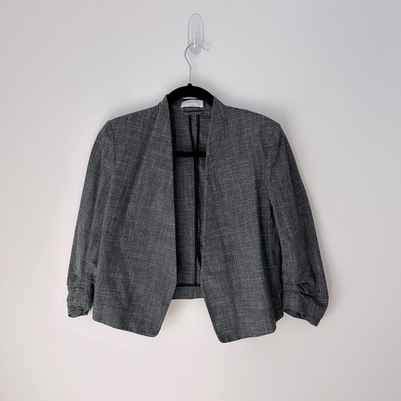 Babaton Charcoal Open-Front Blazer - Picture 2 of 14